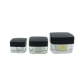 Empty Square Acrylic Cream Jar 15ml Cosmetic Jars for Skincare Packaging