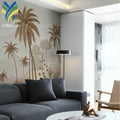 YKMP 102 Modern Mural Antique Flower Wallpaper Tropical 3D Wallpaper Floral Wallpaper for Walls