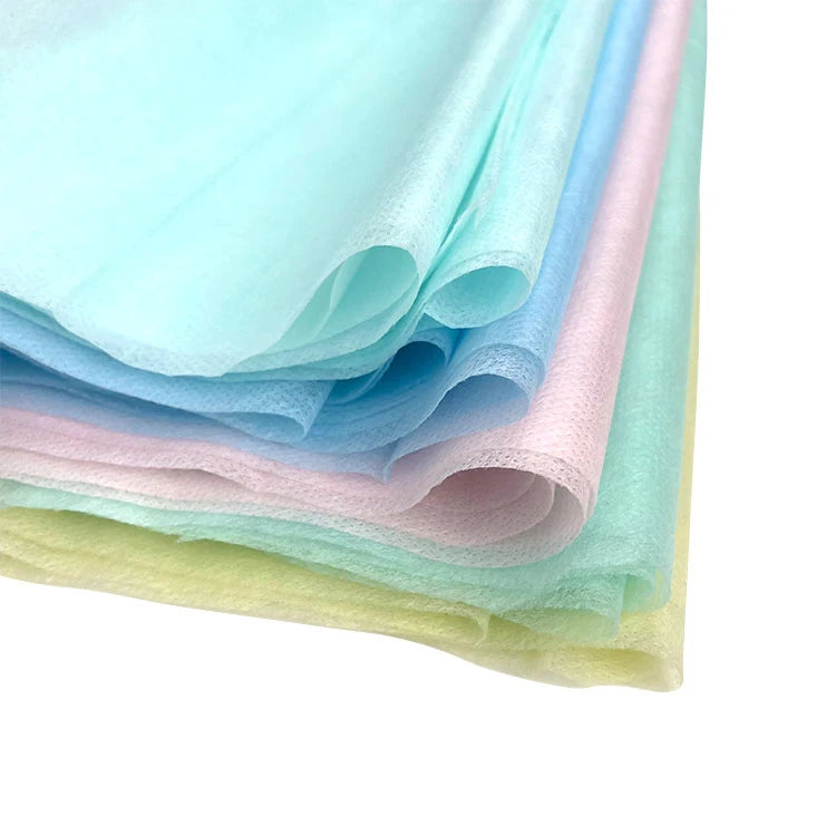 White 13gsm/14gsm Waterproof Anti-Static Spunbond Meltblown SMS SMMS Non Woven Rolls Bolsa De Telas No Tejidas for Diapers