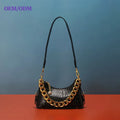 2025 Custom Ladies Shoulder Bag Fashion Hign Quality Pu Leather Women Handbag Big Chain Hand Bags Mini Purse