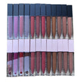 Wholesale Private Label 12 Color Pink Black Tube Waterproof Long Lasting Cosmetic Liquid Matte Lipstick