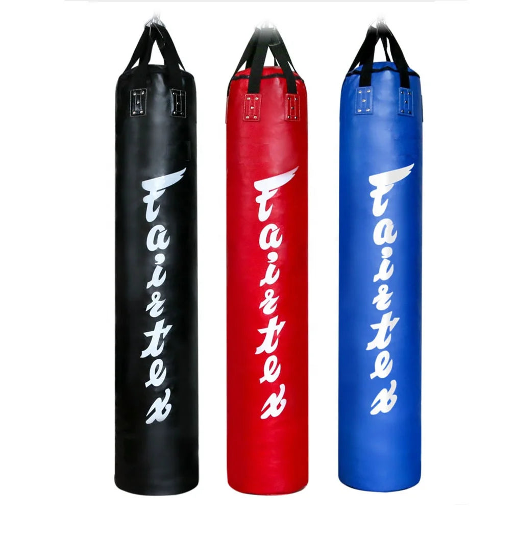 China Quality Heavy PU Kicking Boxing Sandbags Punching Bags 6ft