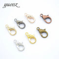40pcs/bag 8 Colors Plated Alloy Lobster Clasp Hooks for Necklace&Bracelet Chain DIY Jewelry Findings V107