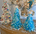 2022 Luxury Resin Miniature Christmas Tree Ornaments Holiday Desktop Decorations for Christmas Craft