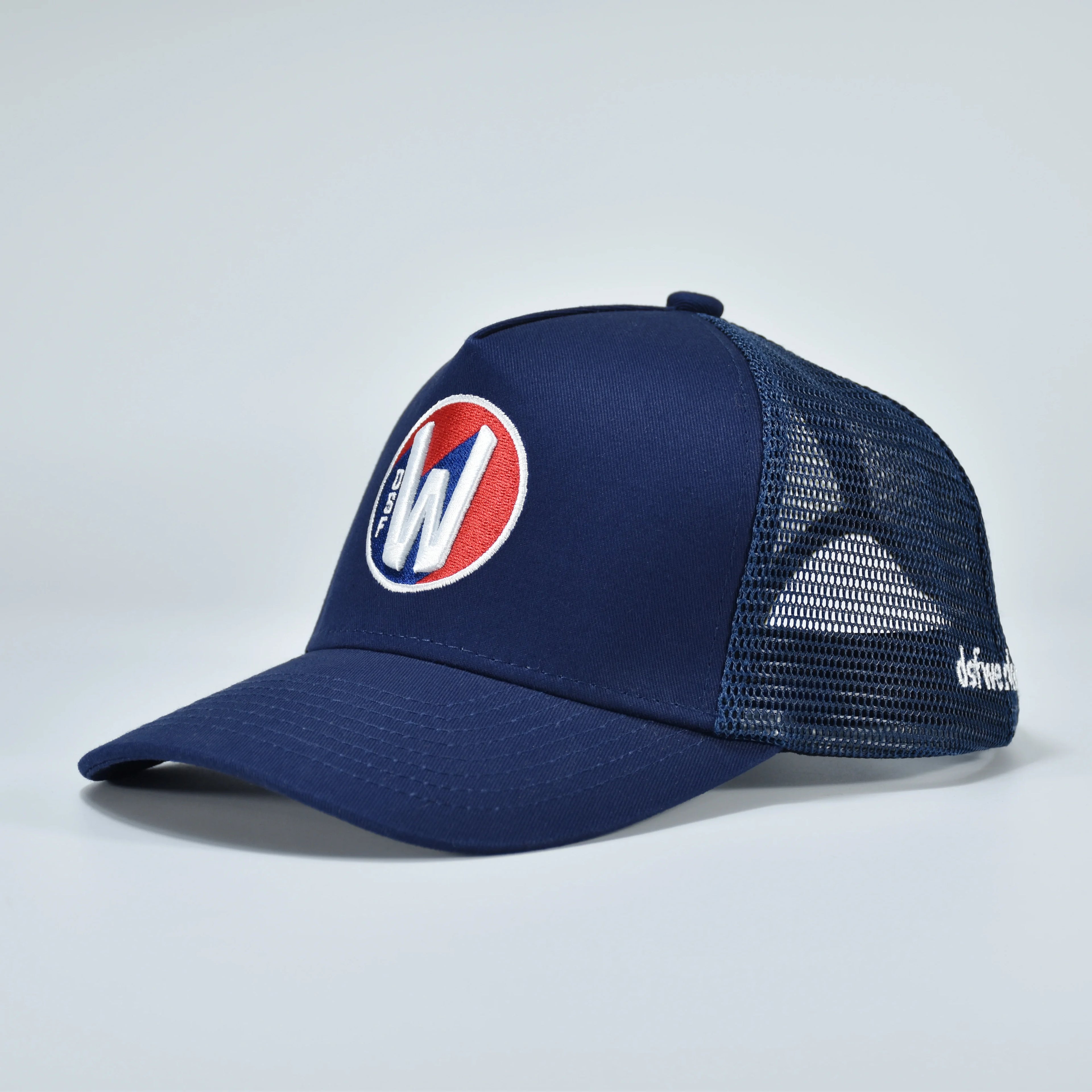 2025 New a Frame Custom Richardson 112 Mesh Trucker Hat 5 Panel 3D Embroidered Short Bill Hat Baseball Cap Adjustable Cool Feel