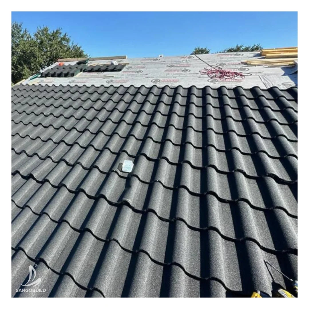 Verified Factory Wholesale Roof Tile Supply Stone Coated Metal Roofing Sheet Panels