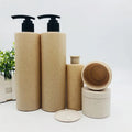 250ml 30ml Lotion Shampoo Biodegradable Plastic Foam Pump Eco Friendly Custom Container Wheat Straw Cosmetic Jar Bottle