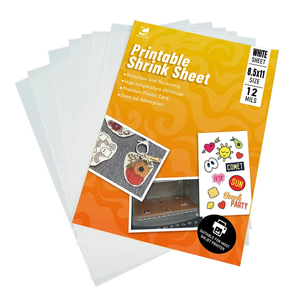 Custom Fan Yi Heat Craft Shrink-Wrap Stickers 0.3 Bracelet Shrinky Dink Sheets Art Kit Soft PVC Shrink Paper Print