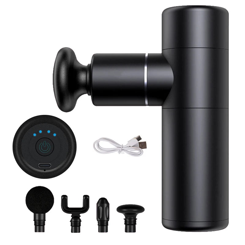 OEM Customized Logo Deep Tissue Mini Massage Gun Relax Muscle Sport Machine Body Massager Vibration Massage Gun