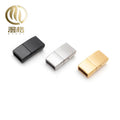 8*3/10*3Stainless Steel square Leather Rope Bracelet Buckle DIY Accessories Accessories Hand Accessories Buckle