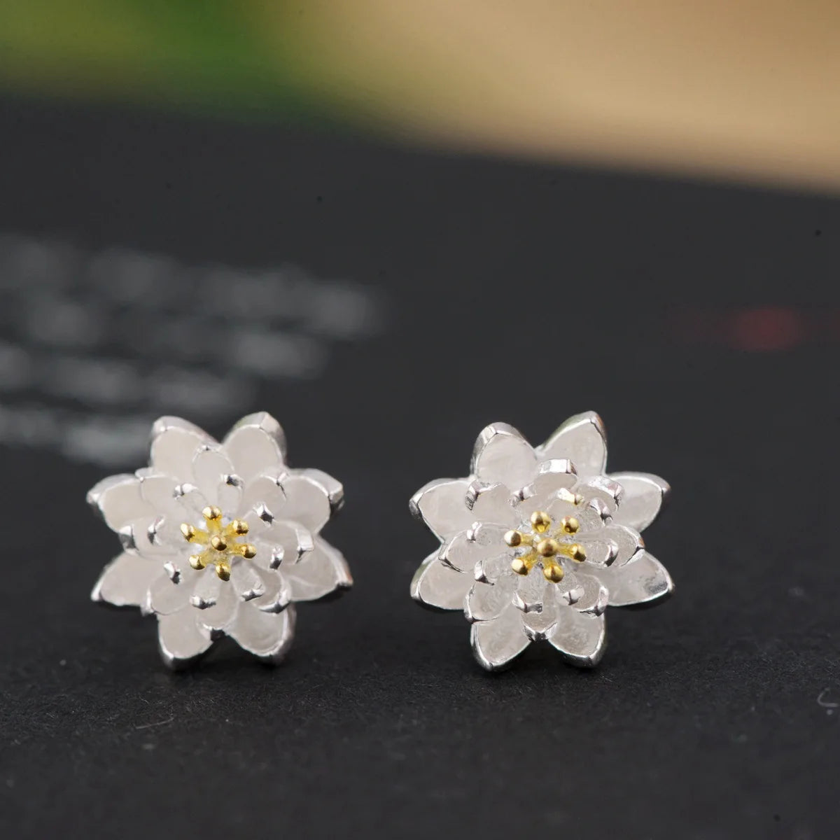 S925 Sterling Silver Stud Earrings Simple Delicate Flower Earrings Daisy Sunflower Earrings Women Fine Jewelry