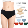Shanhao Organic Cotton Leakproof Panties Hipster Briefs Heavy Flow Absorbency Womens Menstrual Period Panties