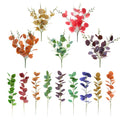 Handmade Faux Eucalyptus Branches and Leaf Artificial Greenery Silk Plant for Wedding Party Wall Decor Hot Sale