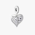 Real 925 Sterling Silver Your Wings Were Ready but My Heart Was Not Dangle Charms for Bracelet Jewelry Making Accessories Gift