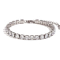 Fashion Jewelry Bracelets Wholesale Bulk Gold Plated Stainless Steel Zircon Tennis Bracelet Women