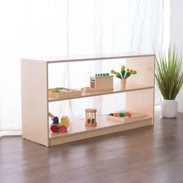 Montessori Modern Wooden Book Display Shelf for Bedroom or School Children's Toy Cabinet Made of Plywood