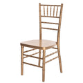 Wholesale Manufacturers Direct Outdoor Wood Gold Chiavari Chair for Wedding Party Banquet