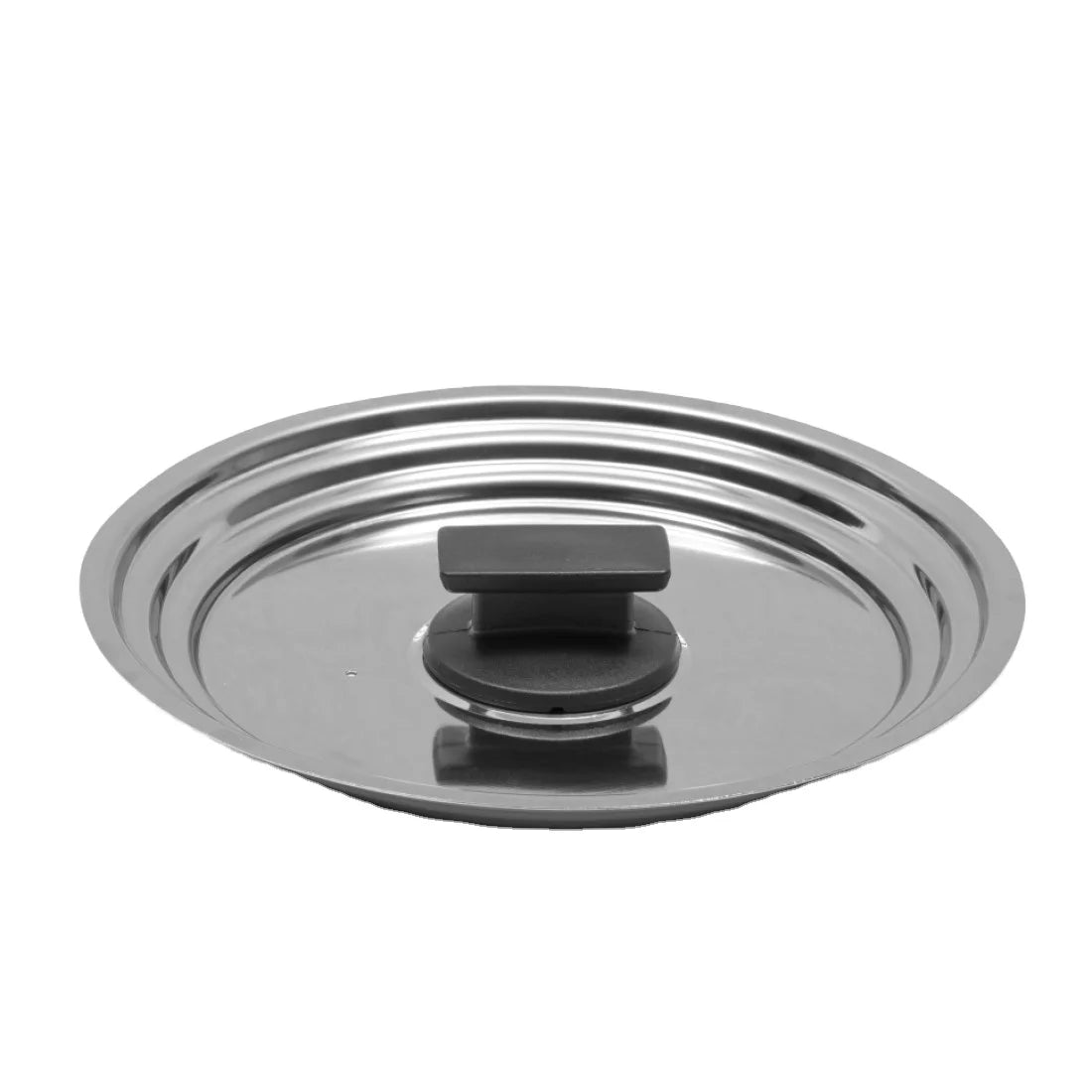 Tomatto CO202224 Universal Eco-friendly Multisize Lid Bakelite Knob Stainless Steel Polished 20-24cm Pan Pot Metal