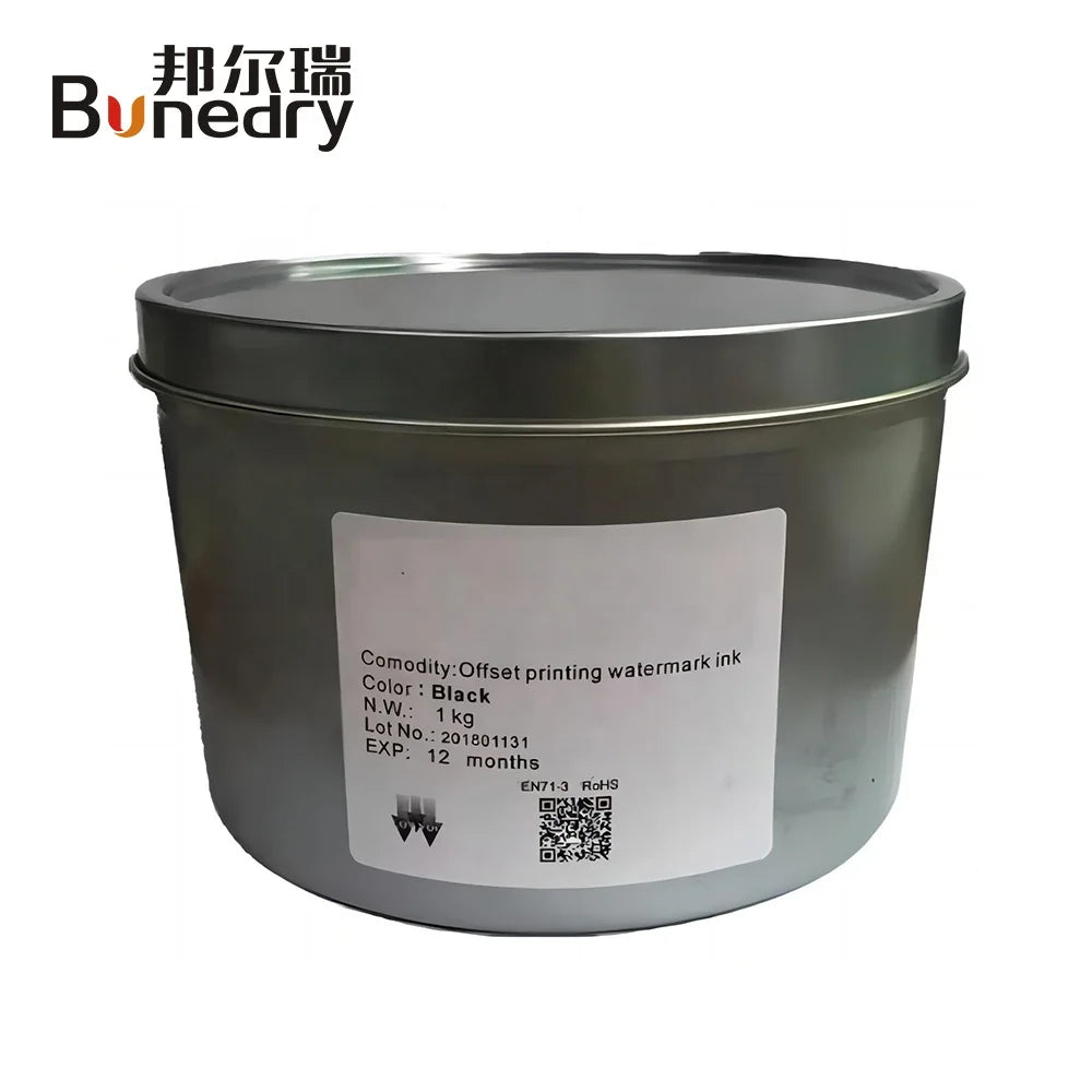 Special Ink Offset Watermark Ink Security Printing Ink Anti-forgery Solvent Based Ink for Security Document Paper Printing MegaBDM
