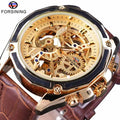 Forsining Watch Men Luxury Waterproof Skeleton Clock Top Clock Luxury Automatic Mechanical Male Wristwatches Relogio Masculino