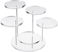 Clear Acrylic Stands for Display Round Ring Dessert Candy Cake Table Stands Cupcake Stand Riser Table Top