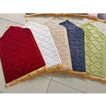 Hot Selling Solid Color Flannel Prayer Mat Thick Turkey Soft  Muslim Prayer Mat Portable Travel Islamic Muslim Prayer Rug