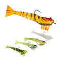 Wholesale Arrivals 8.5g Silicone Soft Shrimp Simulation Bamboo Artificial Bait Fish Lure Hook for Marlin for River Lake Fishing