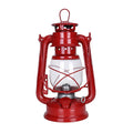 31 cm  Retro Iron Art Kerosene Lamp Decoration Old-Fashioned Portable Glass Barn Lantern Decoration Outdoor Camping Light