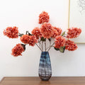 Wholesale 3 Heads Large Hydrangea  Flowers Artificial  for Wedding Decoration & Supplies