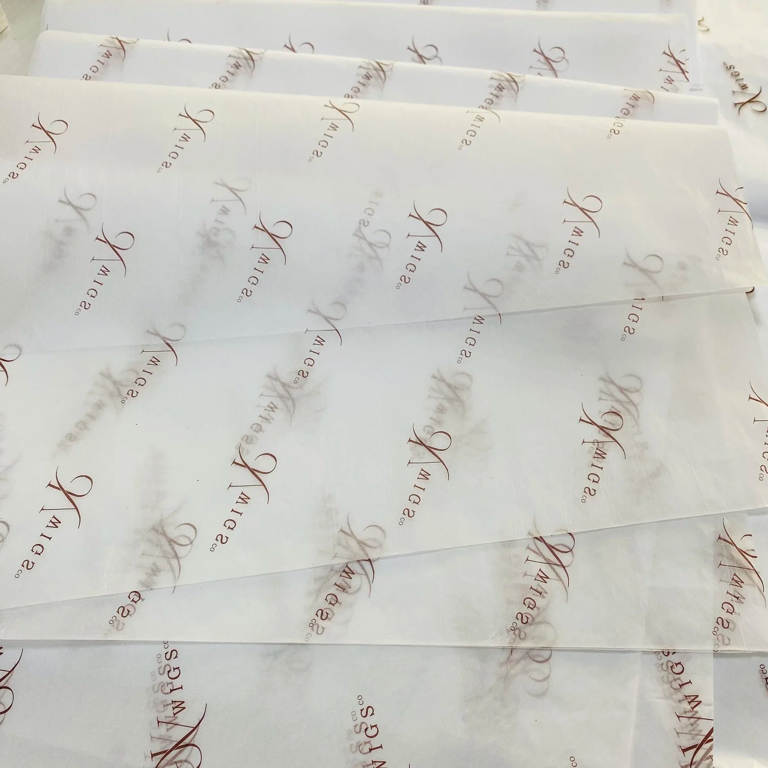 Custom Printed Tissue Wrapping Paper for Gift Packaging Branded Flower Tissue Paper With Own Logo
