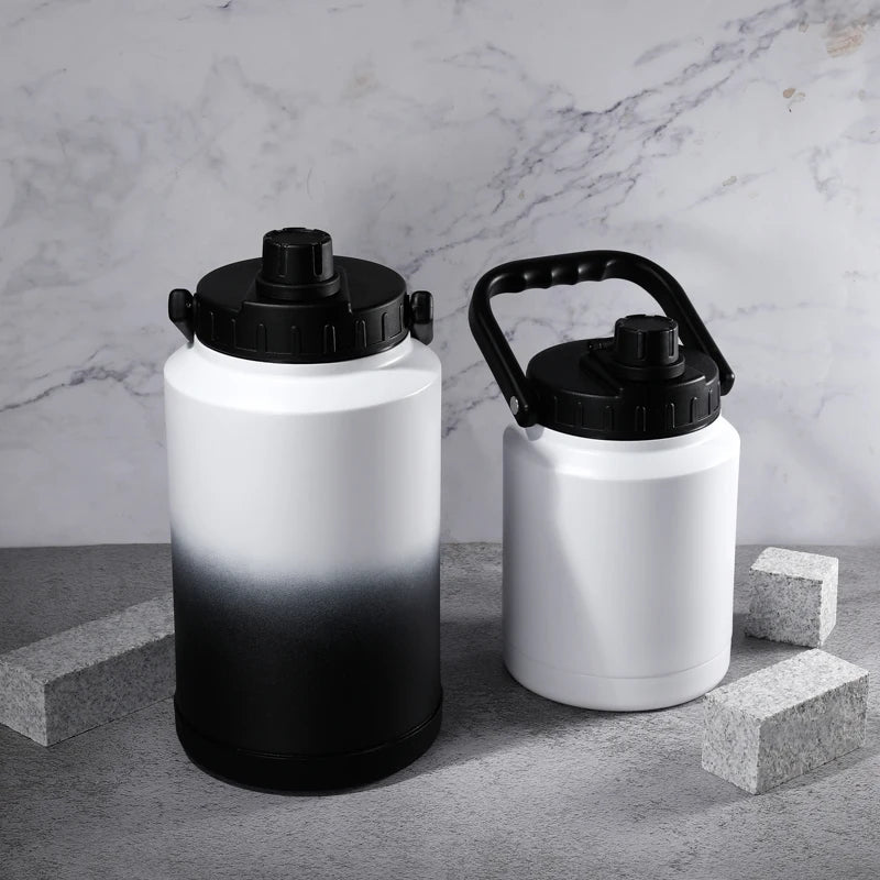 High Quality Large Capacity 2L 3L Double Wall Vacuum Stainless Steel Water Bottle