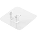 Transparent Non-Trace Plastic Wall Hook Power Plug Socket Holder Adhesive Bathroom Hanger for Living Room for Jewelry Tool