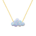 Funny Design Women Necklace Opal Pendant Necklace Cloud Necklace