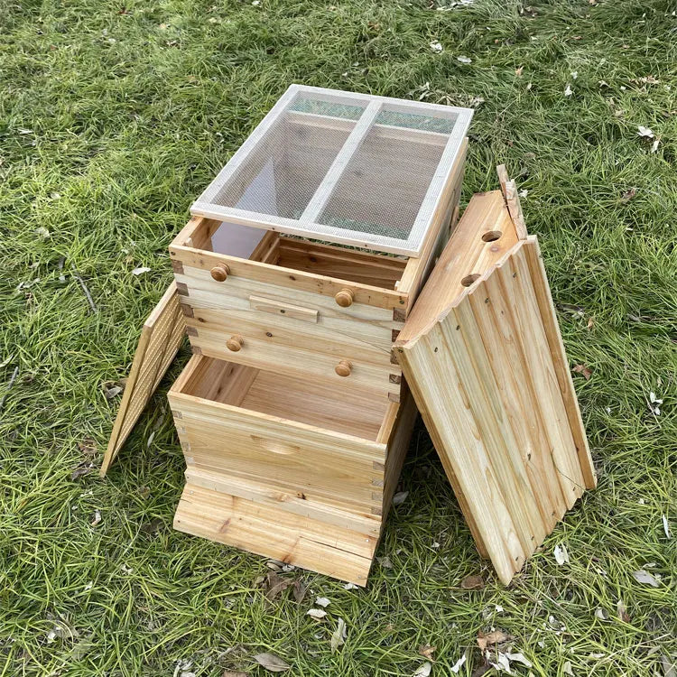Wooden Beehive for Beeskeeping Auto Beehive Artesian Beehive for Bees