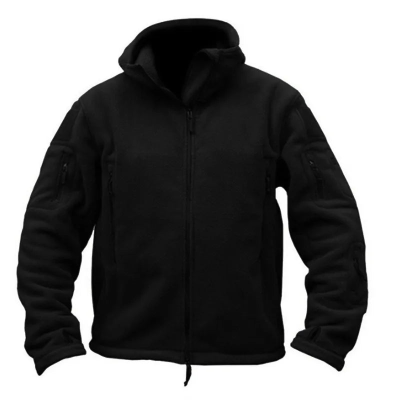 Men's Thicker Fleece  Tactical  Hoodie Jacket  Combat Jacket  Outdoor Windbreaker