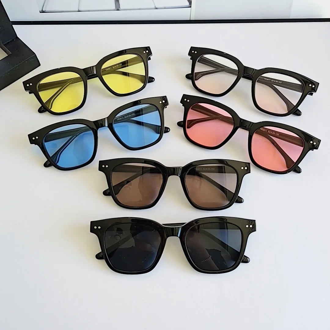Men 2023 Women Lentes De Sol Shades Square Tr Sunglasses Color Lenses Sunglass With Your Logo Cat 3 Uv400 Sunglasses