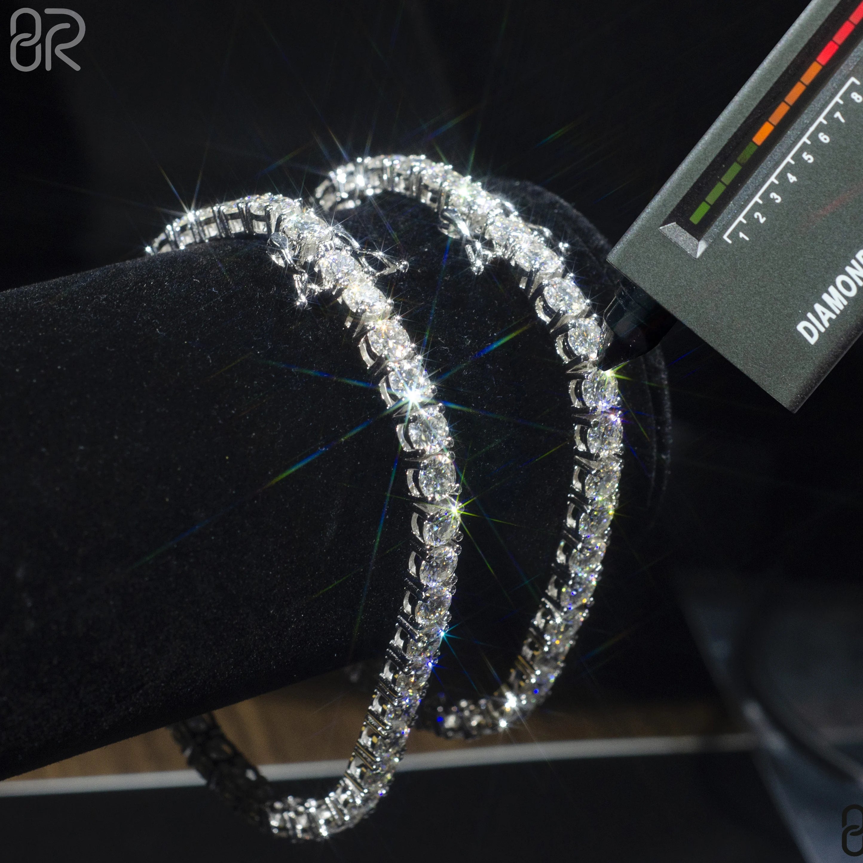 3MM VVS Moissanite Diamond Tennis Bracelet Wholesale 925 Sterling Silver Iced Out Men Women Fine Jewelry
