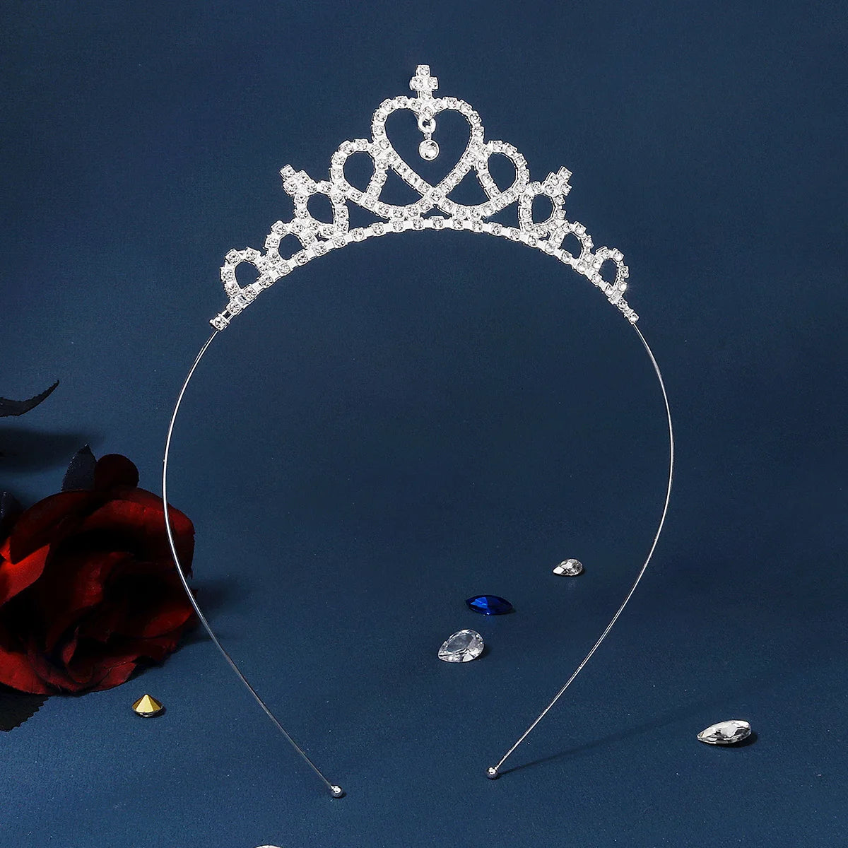 Children Party Kid Small Tiara Crowns Princess Queen Diadem Party Birthday Hair Jewelry Ornament Headband Bride Kid Crown