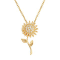 2025 New Wholesale Copper Inlaid Cubic Zirconia Rotating Pendant Necklace Fashion Necklace Jewelry Gift for Men Women
