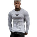 Wholesale Fitness Quick Dry Men Running Sports Plain Long Sleeve T Shirt Men Thermal Muscle Gym Compression Shirt