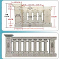 2024 New Design Casting in Place Plastic Decorative Concrete Baluster Mold for Sale