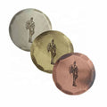 Forged Die Stamped Golf Hammered Edges Ball Marker /  Handforged Ballmarker