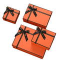 New Arrival Simple Elegant Telescope Gift Box Packaging Boxes with Matt Lamination and Ribbon for Socks
