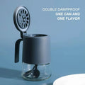 Mini Seasoning Storage Jars with Flapper Condiment Pots Spice Container Jars Spice Bottle Washable Salt Storage Container