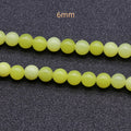 DIY Natural Stone making jewelry Loose Beads Material Multi Color Beads Colour Round Lemon Jade beads