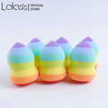 Lalasis rainbow Color Beautiful Makeup Blender Makeup Sponge Puff Latex Free Private Label