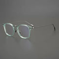 Eyewear Acetate Optical Frames Manufacturers With Titanium Frame Glasses Acetate Front With Titanium Temple Stocks