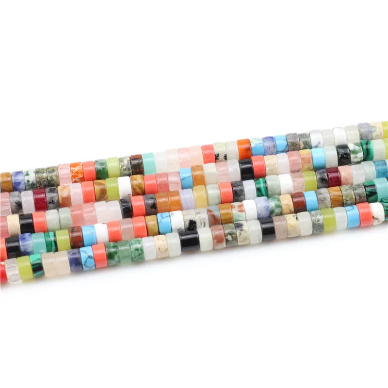 Natural Gemstone Spacer Rondelle Beads 2x4mm Cappucine Onyx Beads for Diy Jewelry Making Natural Cappucine Onyx Beads Strand