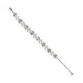 2024 Latest Design Adjustable Handwoven Freshwater Pearl Bracelet Trendy Beaded Imitation Pearl String Jewelry Geometric Gift