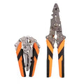 14-in-1 Industrial Foldable Cable Crimping Tool Steel Wire Cutting Wrapping Machine Stripping Pliers Winder Wire Stripper